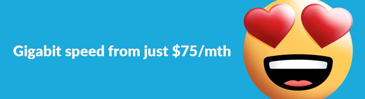 2degrees - Fibre Gig from $75/mth