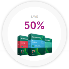 50% Discount at Kaspersky