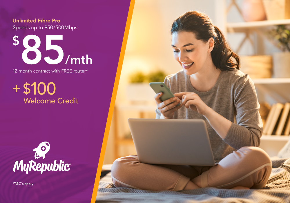 MyRepublic - Fibre Pro from $85/month