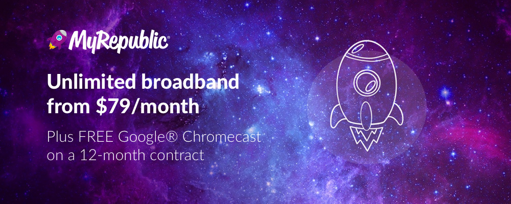 MyRepoublic - Unlimited Fibre from $79/month
