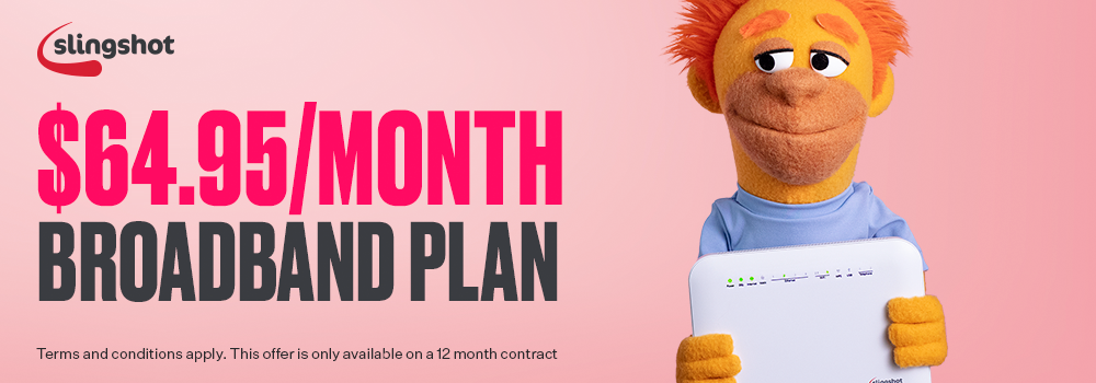 Slingshot Exclusive Offer - From $64.95/month