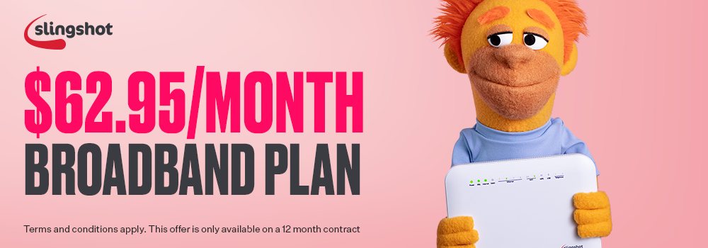 Slingshot Exclusive Offer - From $62.95/month