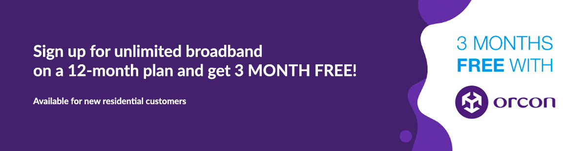 Orcon Exclusive 3 months free