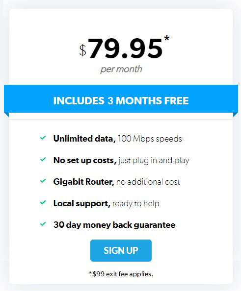 Stuff Fibre Exclusive deal