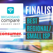 Best Regional or Small ISP Broadband Compare Awards 2017 - Finalists