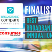 Best Broadband Innovation Broadband Compare Awards 2017 - Finalists