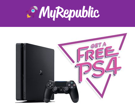 MyRepublic PS4 Bundle - Get a FREE PS4