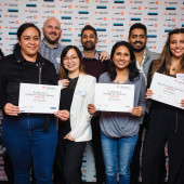 NZ Compare team at the Westpac Business Awards Finalist Event