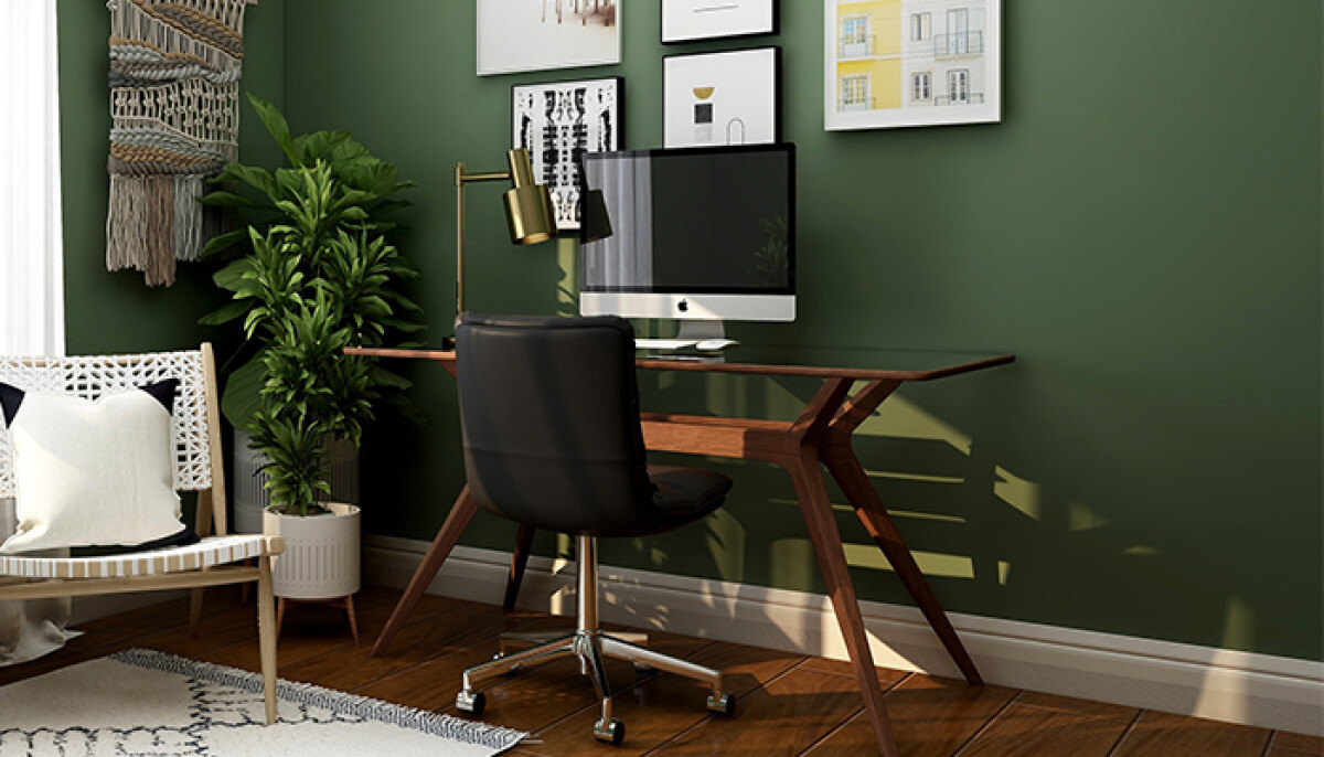 beautifully organised home office 