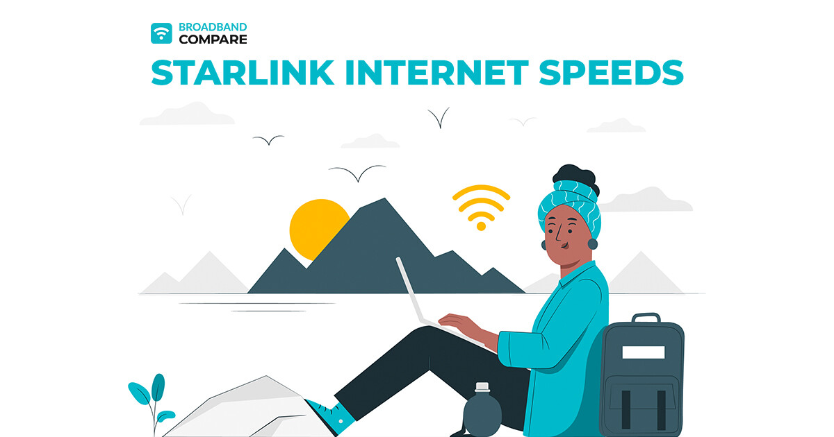 Starlink Internet Speeds 2024 with Broadband Compare