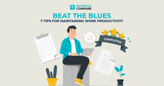 Beat the Blues: 8 Tips for Maintaining Work Productivity