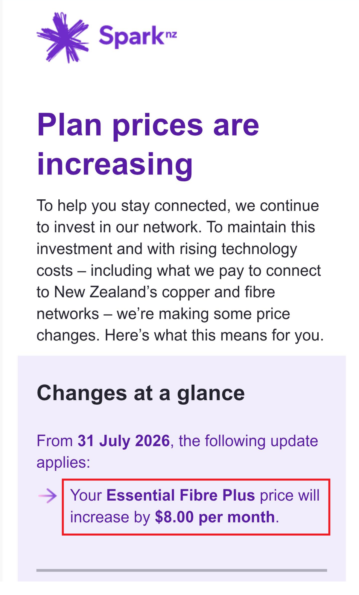 Beat the Spark Broadband Price Increase with Broadband Compare