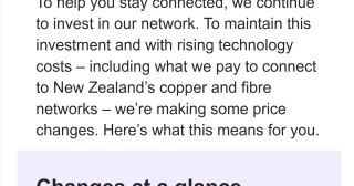 Spark Broadband Price Increase - What are my options?