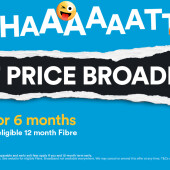 Half Price Fibre Broadband at 2degrees